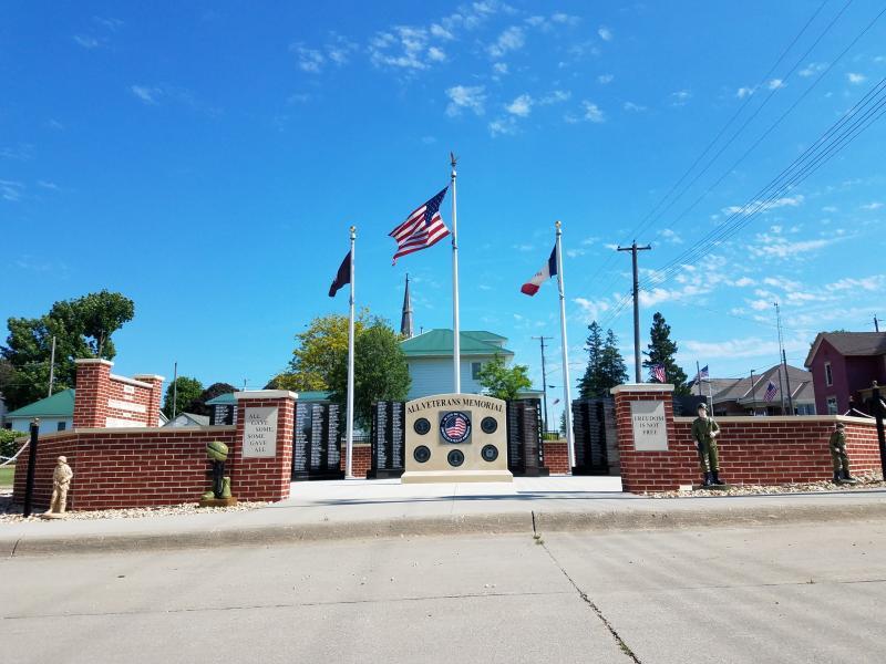 All Veterans Memorial, New Vienna, Iowa Legiontown U.S.A.
